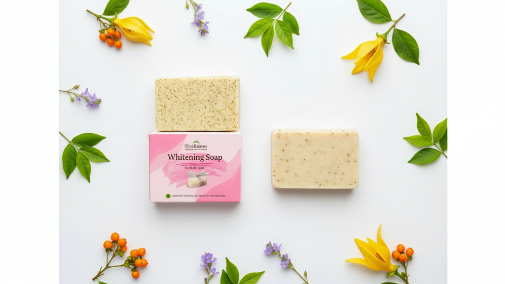 Khaki Leaves – Whitening Beauty Soap | Fair, Soft & Bright Skin (100 g)